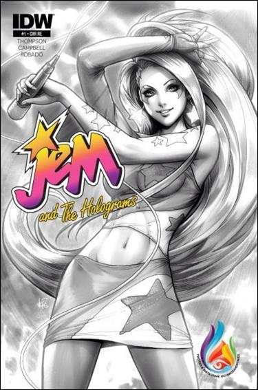 Jem and the Holograms issue 1-I Stanley "Artgerm" Lau Comics & Ponies Sketch Cover