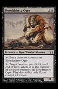 Magic the Gathering: Champions of Kamigawa (Base Set) card 104 Bloodthirsty Ogre