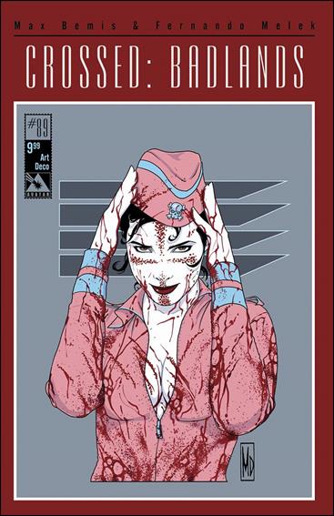 Crossed: Badlands issue 89-F Art Deco Cover