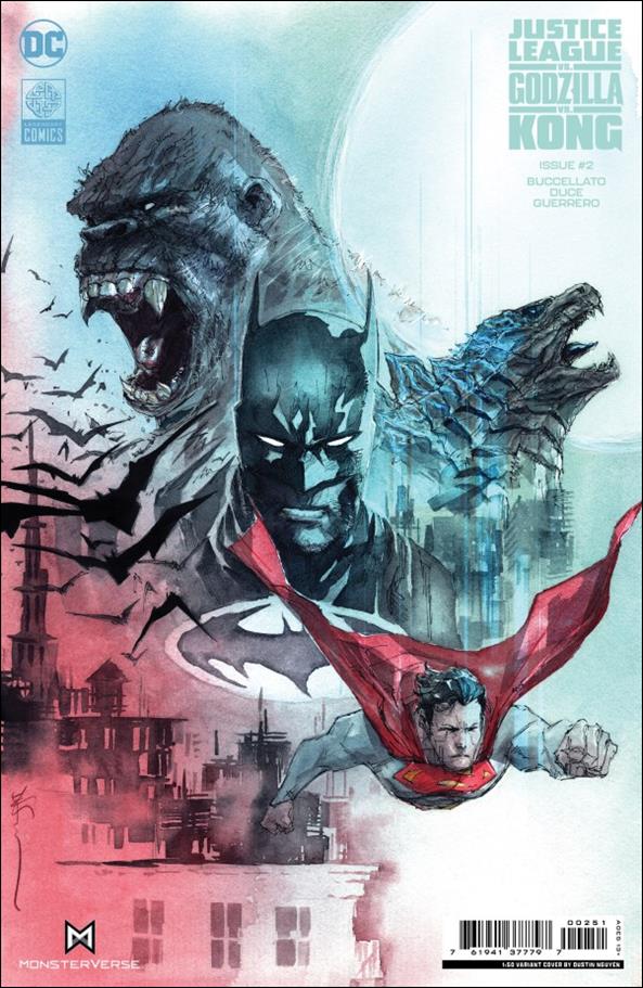Justice League vs. Godzilla vs. Kong issue 2-E Dustin Nguyen 1:50 Cardstock Cover