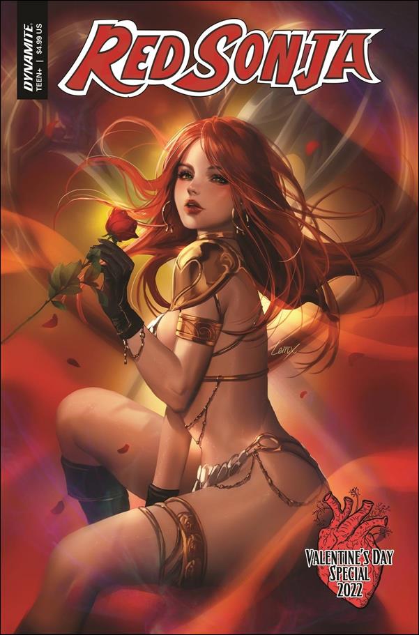 Red Sonja Valentine's Special issue 2022-B Leirix Li Cover