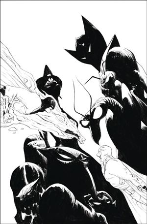 Space Ghost (2024) issue 10-J Jae Lee B&W 1:25 Virgin Cardstock Cover