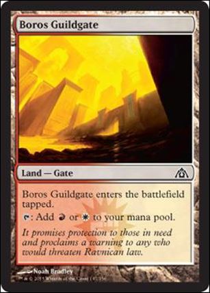 Magic the Gathering: Dragon's Maze (Base Set) card 147 Boros Guildgate