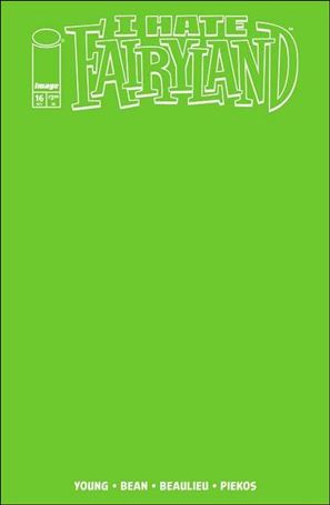 I Hate Fairyland (2022) issue 16-E Blank/Sketch Cover
