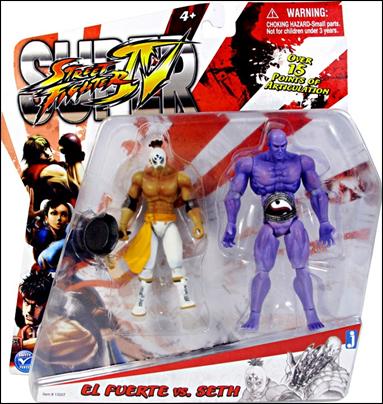Street Fighter (2-Packs) figure 1 El Fuerte vs Seth (Super Street Fighter IV)