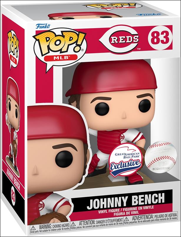 Pop! MLB figure 83 Johnny Bench Great American Ball Park Exclusive