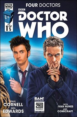 Doctor Who Event 2015: Four Doctors issue 1-F BAM!/2nd & Charles Exclusive Wraparound Cover