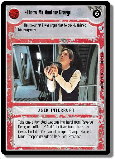 Star Wars: Endor Limited (Base Set) card 148 Throw Me Another Charge