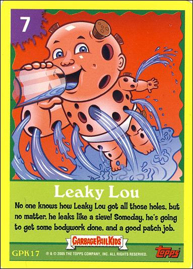 Garbage Pail Kids All-New Series 4 (Game Card Subset) card GPK17 Leaky Lou