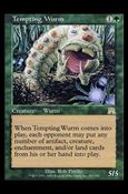 Magic the Gathering: Onslaught (Base Set) card 291 Tempting Wurm