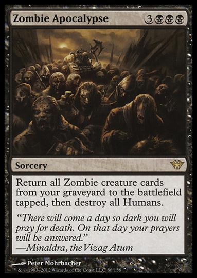 Magic the Gathering: Dark Ascension (Base Set) card 80 Zombie Apocalypse