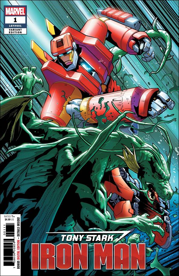 Tony Stark: Iron Man issue 1-I Valerio Schiti Cover (2nd Printing)
