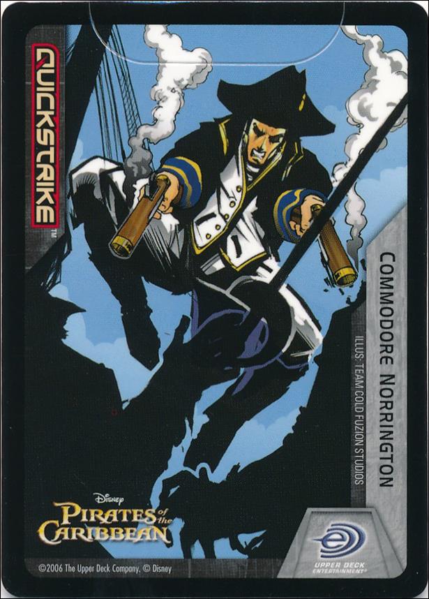 Pirates of the Caribbean - Dead Man's Chest (Base Set) card PDC184 Commodore Norrington - Commodore's Command