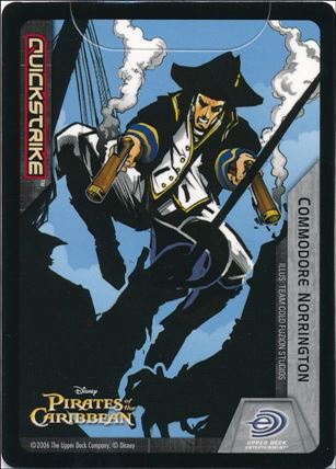 Pirates of the Caribbean - Dead Man's Chest (Base Set) card PDC184 Commodore Norrington - Commodore's Command