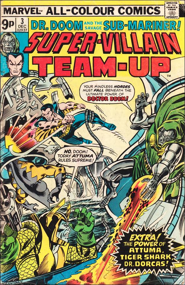 Super-Villain Team-Up issue 3-B UK Price Cover