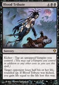 Magic The Gathering: Zendikar (Base Set) card 81 Blood Tribute
