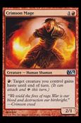 Magic the Gathering: 2012 Core Set (Base Set) card 129 Crimson Mage
