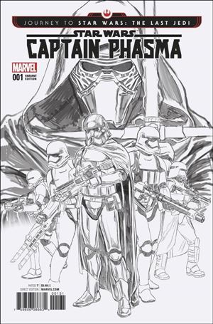 Journey to Star Wars: The Last Jedi - Captain Phasma issue 1-I Mark Brooks 1:200 Black and White Cover