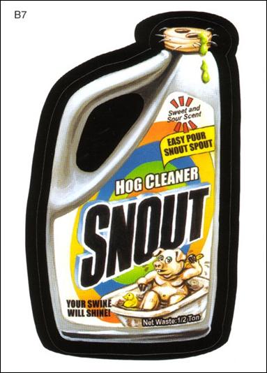 Wacky Packages All-New: Series 2 (Bonus Subset)  card b7 Snout