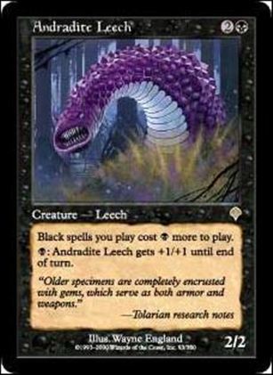 Magic the Gathering: Invasion (Base Set) card 93 Andradite Leech
