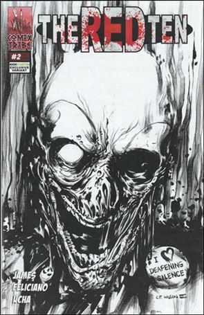 Red Ten issue 2-D C.P. Wilson III KS Black & White Cover 1/170