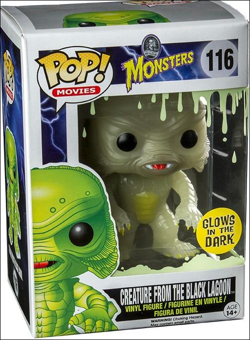 POP! Movies figure 116-C Creature from the Black Lagoon (GITD) Gemini