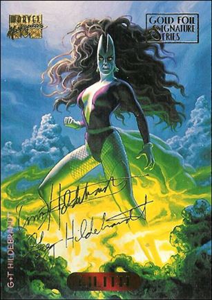 1994 Marvel Masterpieces (Gold-Foil Signature Parallel Base Set) card 67 Lilith