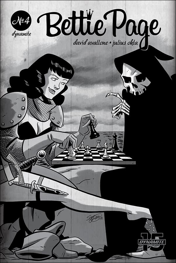 Bettie Page: Unbound issue 4-B Scott Chantler Cover