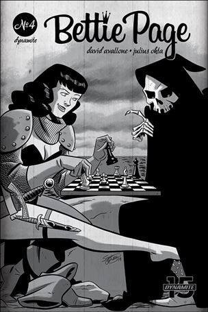 Bettie Page: Unbound issue 4-B Scott Chantler Cover