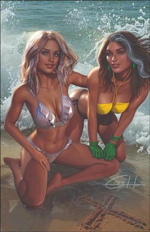 Marvel Swimsuit Special: Friends, Foes & Rivals issue 1-M Retailer Exclusive Greg Horn Virgin Cover