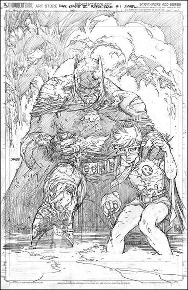 Dark Knight III: The Master Race issue 1-G Jim Lee 1:5000 Original Sketch Cover