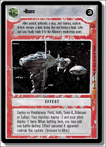 Star Wars: Cloud City Limited (Base Set) card 113 Haven
