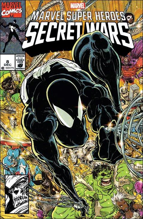 Marvel Super Heroes Secret Wars issue 8-J Kaare Andrews Unknown Facsimile Ed. (2024) Cover