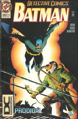 Detective Comics (1937) issue 679-B DC Universe UPC (2nd Printing)
