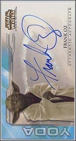 Star Wars: Attack of the Clones Widevision  (Autograph Subset) card nn21 Frank Oz - Yoda (1:194 Packs)