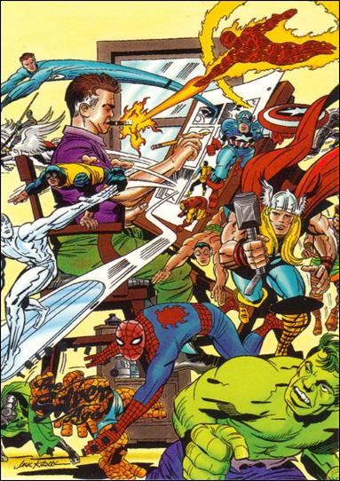 Marvel: The Silver Age (Jack Kirby Subset) card JK1 Jack "The King" Kirby