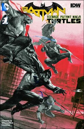 Batman/Teenage Mutant Ninja Turtles issue 1-MD Gabriele Dell'Otto Bulletproof Comics B&W Cover