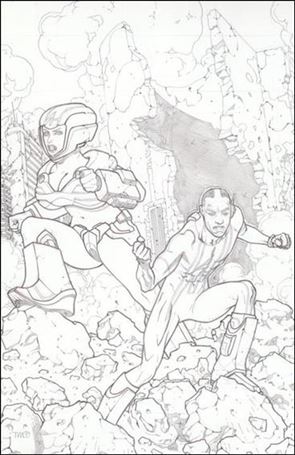 Hypernaturals issue 4-D Timothy Green II Sketch Cover