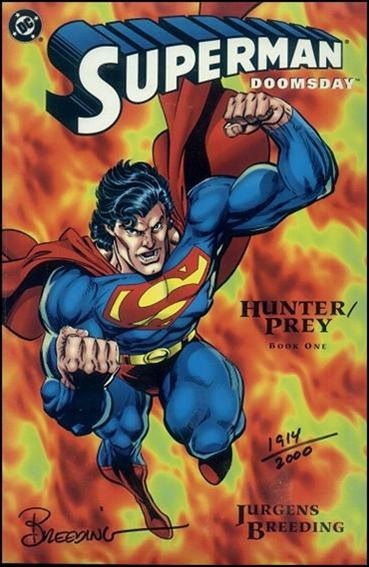 Superman/Doomsday: Hunter/Prey issue 1-B DF Set (Signed by Breeding) 1/2000