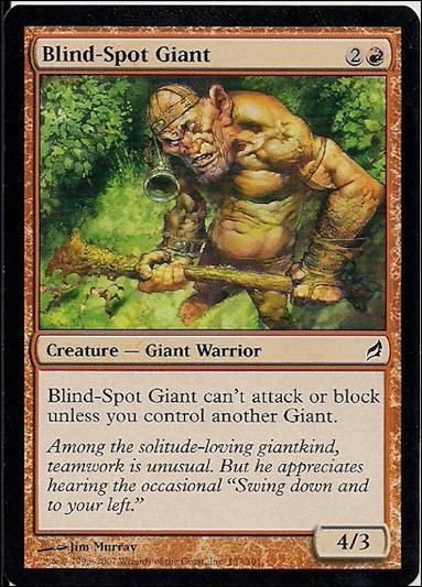 Magic the Gathering: Lorwyn (Base Set) card 153 Blind-Spot Giant