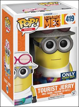 POP! Movies figure 419-B Tourist Jerry (Metallic) Best Buy Exclusive