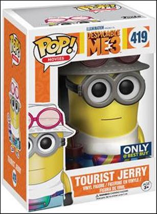 POP! Movies figure 419-B Tourist Jerry (Metallic) Best Buy Exclusive