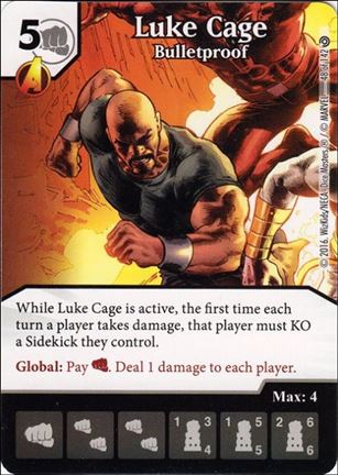 Marvel Dice Masters Civil War card 48 Luke Cage: Bulletproof