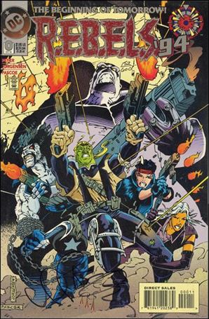 R.E.B.E.L.S. (1994) issue 0-B Dynamic Forces (signed by James Pascoe) 1/600