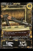 Resident Evil: Alliance (Base Set) card WE-022 Russian Assault Rifle (Machine Gun)