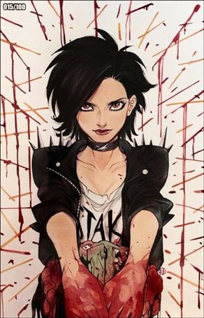 Stake (2020) issue 1-ZM Momoko Mutant Beaver Comics Metal Cover 1/100