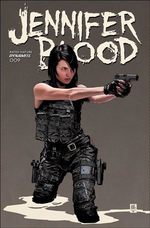 Jennifer Blood (2021) issue 9 Tim Bradstreet Cover
