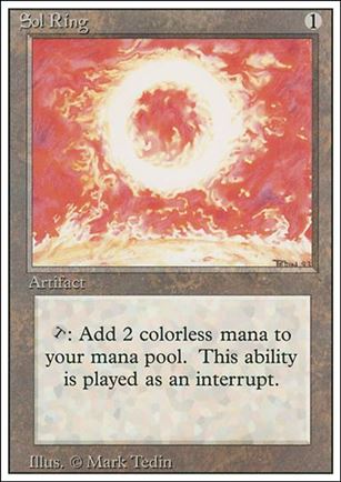 Magic the Gathering: Revised (Base Set) card 276 Sol Ring