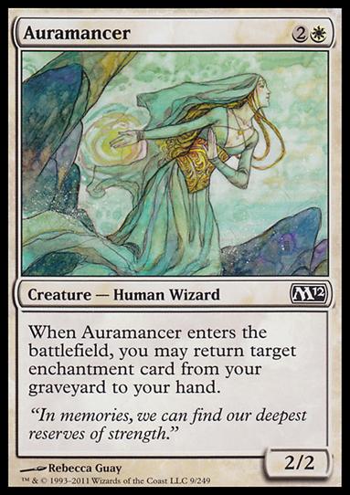 Magic the Gathering: 2012 Core Set (Base Set) card 9 Auramancer