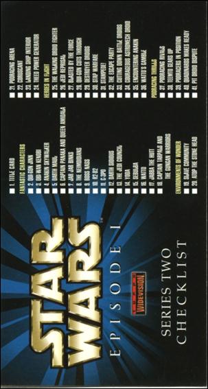 Star Wars: Episode I Widevision: Series 2 (Base Set) card 80 Series Two Checklist